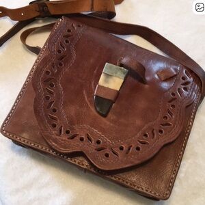 💃Sale💃💥💥💥Raw Leather Messenger Bag